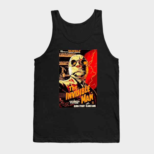 The Invisible Man Tank Top by RockettGraph1cs